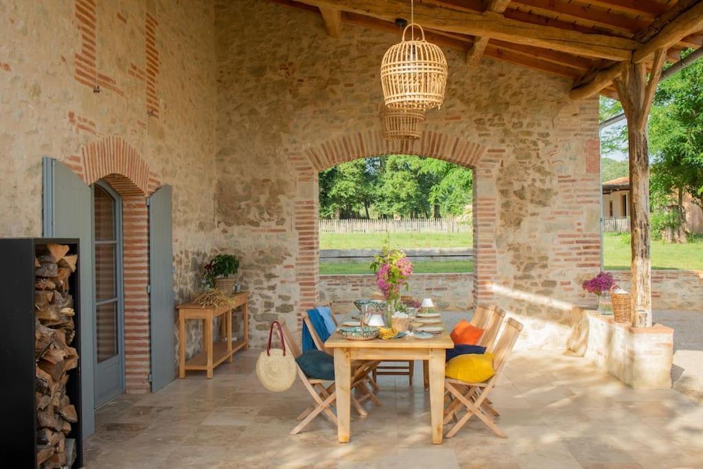 Willa L'Heritier, Maison Climatisee, 12Pers Avec Piscine Marzens Zewnętrze zdjęcie