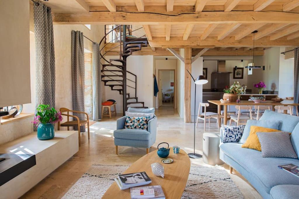 Willa L'Heritier, Maison Climatisee, 12Pers Avec Piscine Marzens Zewnętrze zdjęcie